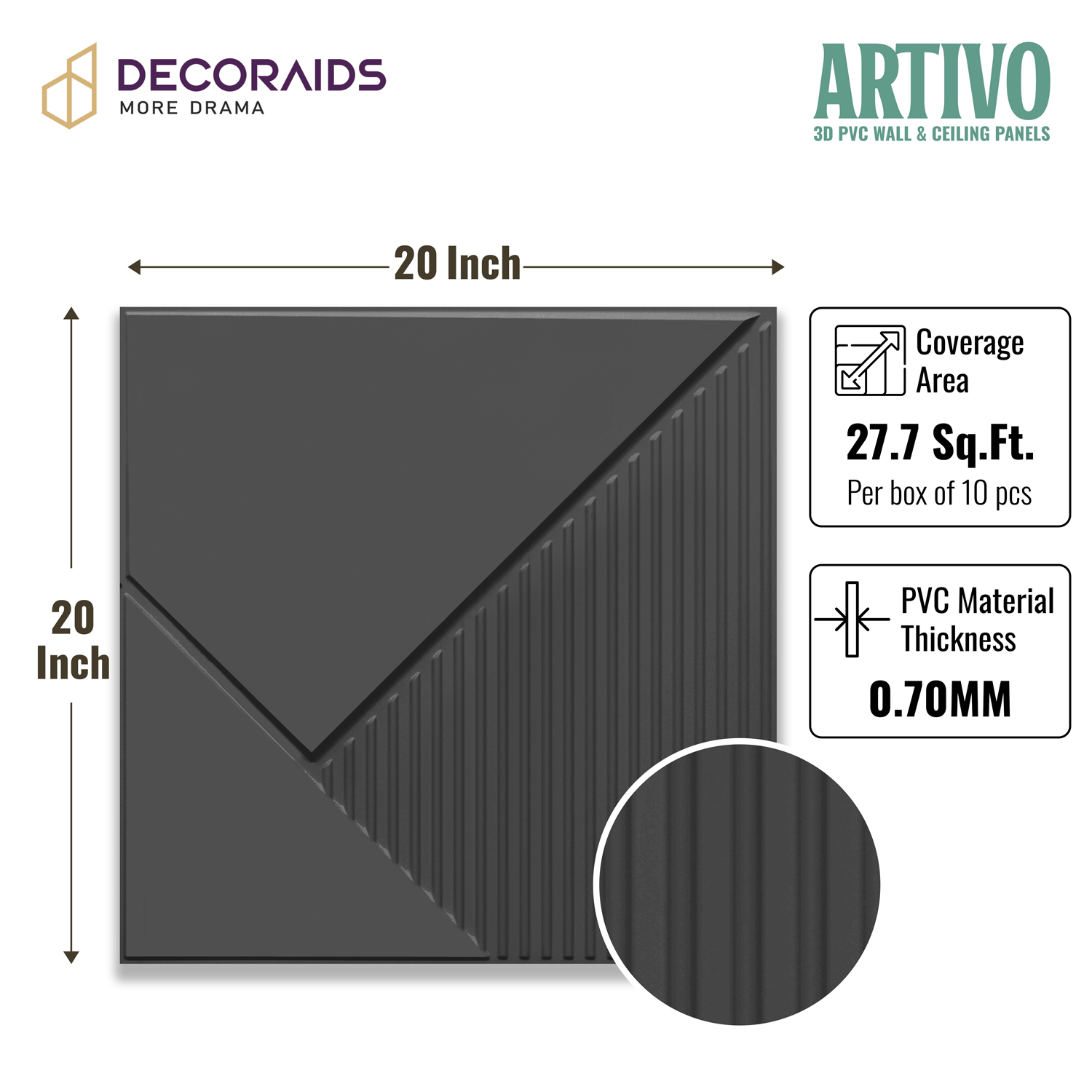 2003-Diagonal Edge-Metallic Grey-Peel and Stick