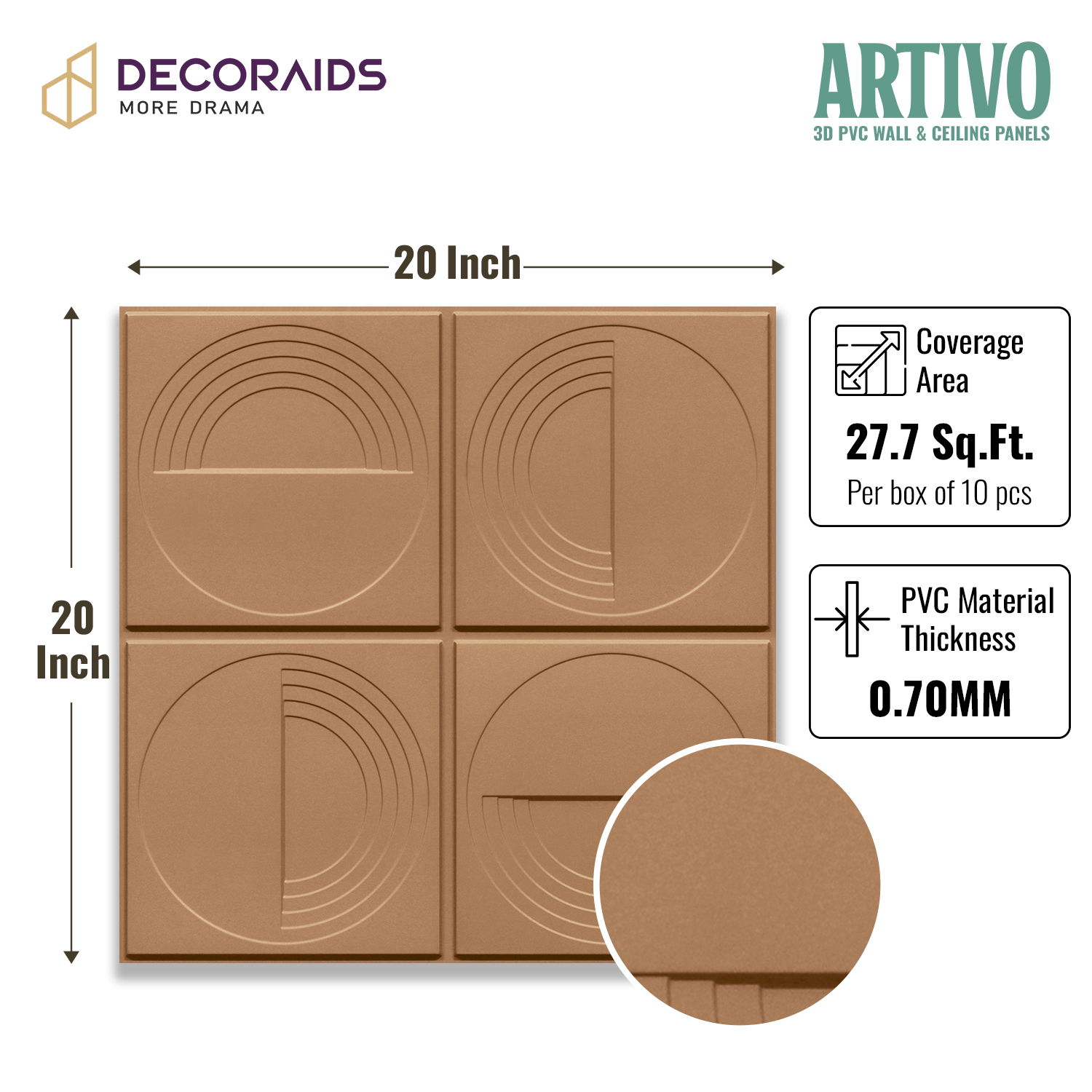 2006-Orbit Layers-Brown Candy-Peel and Stick
