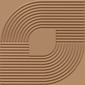 2001-Contour Flow-Brown Candy-Peel and Stick