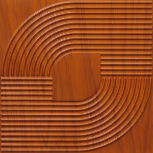 2001-Contour Flow-Cherry Wood-Peel and Stick