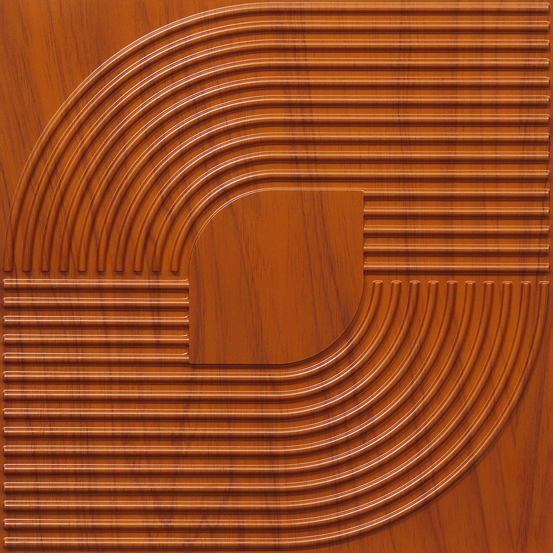 2001-Contour Flow-Cherry Wood-Peel and Stick