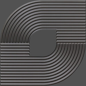 2001-Contour Flow-Metallic Grey-Peel and Stick