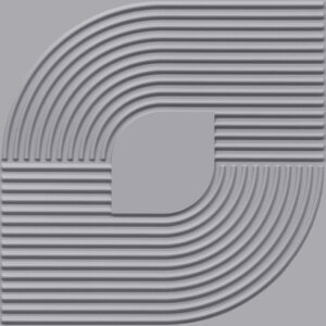 2001-Contour Flow-Milky Grey-Peel and Stick