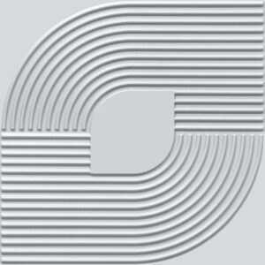 2001-Contour Flow-White Matt-Peel and Stick