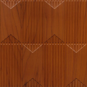 2002-Chevron Crest-Cherry Wood-Peel and Stick