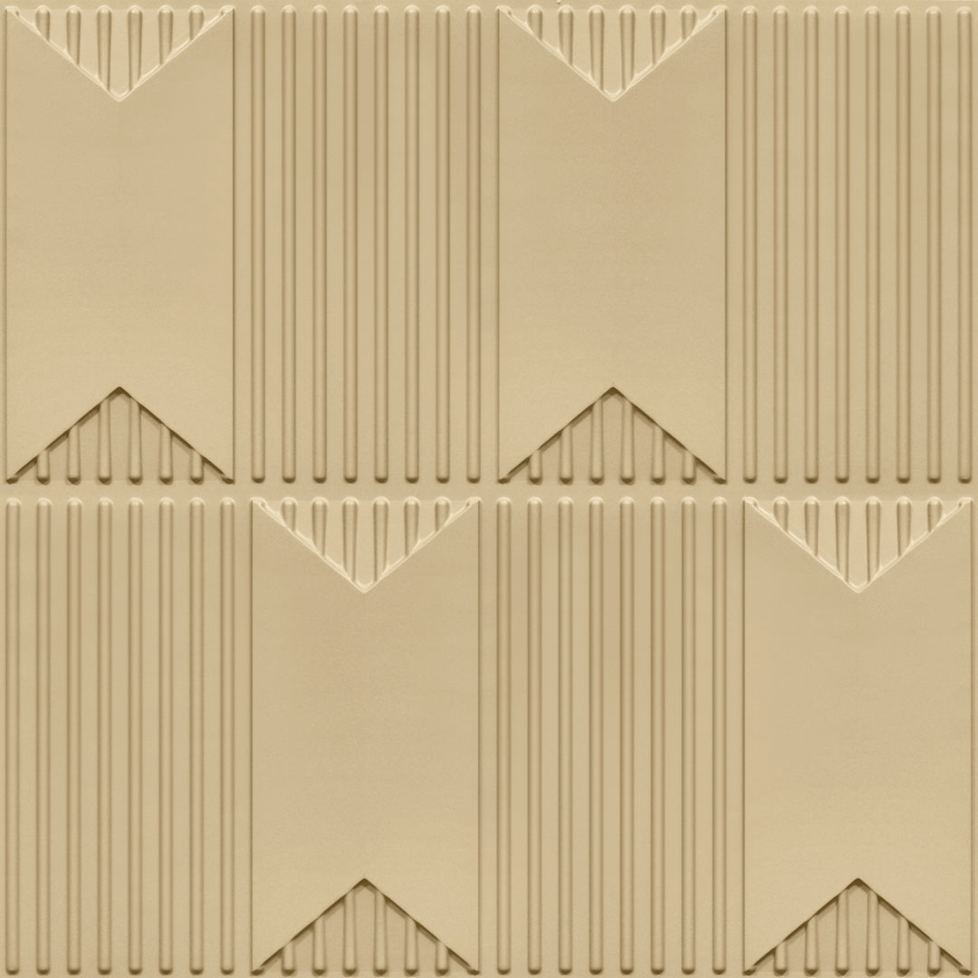 2002-Chevron Crest-Dairy Cream-Peel and Stick