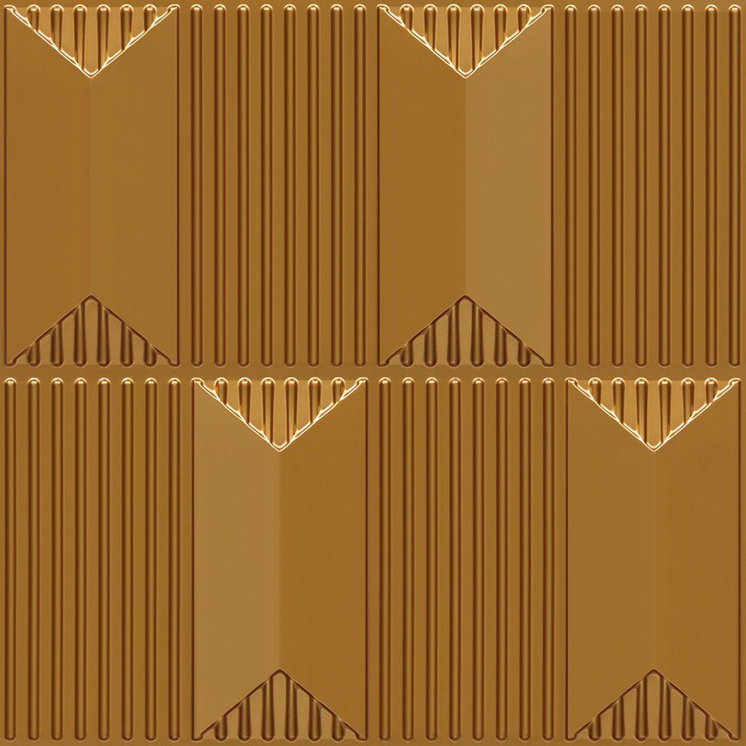 2002-Chevron Crest-Gold-Peel and Stick