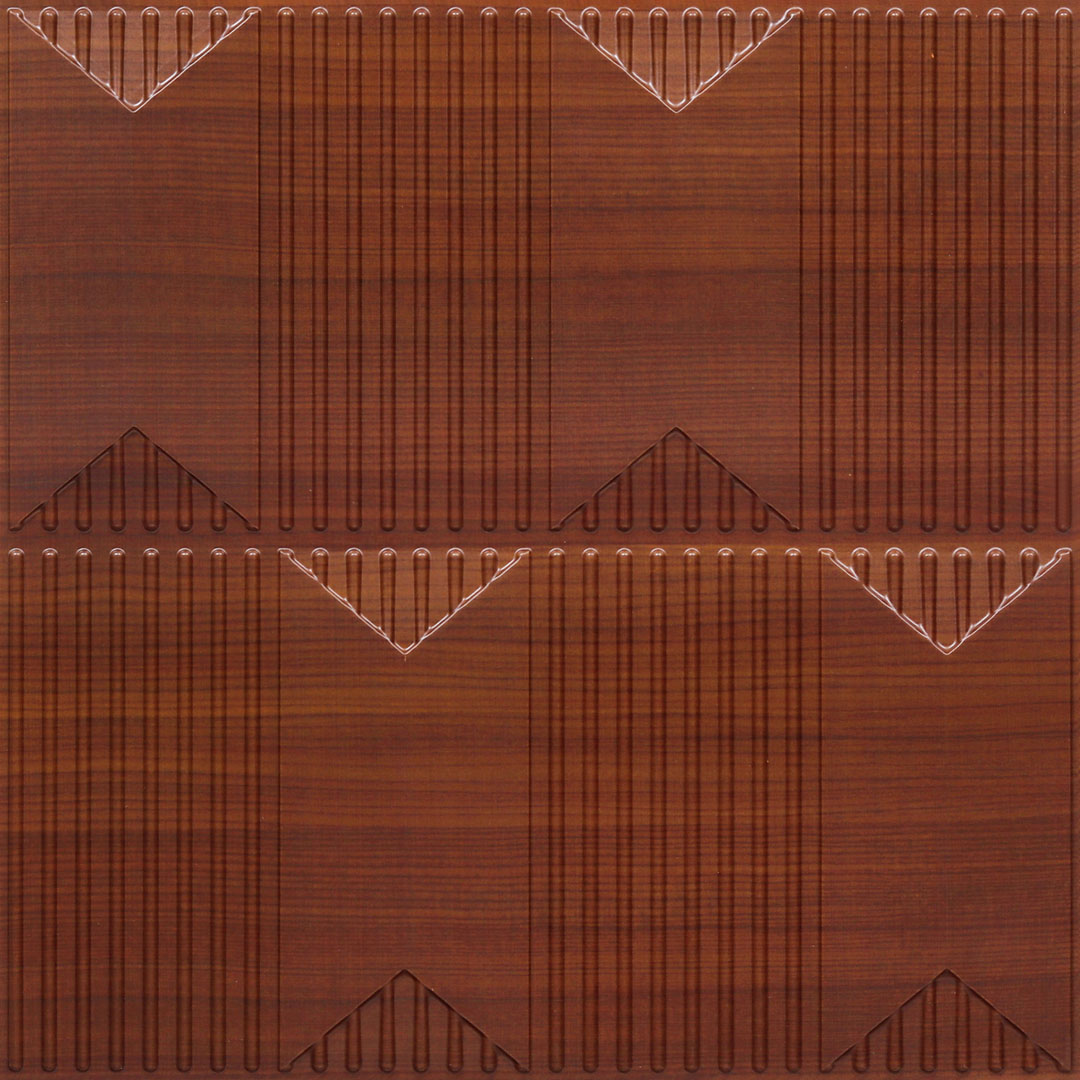 2002-Chevron Crest-Spiced Wallnut-Peel and Stick