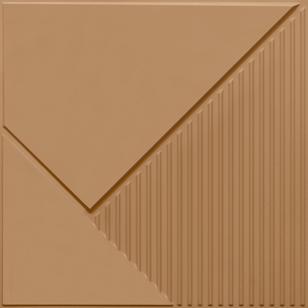 2003-Diagonal Edge-Brown Candy-Peel and Stick