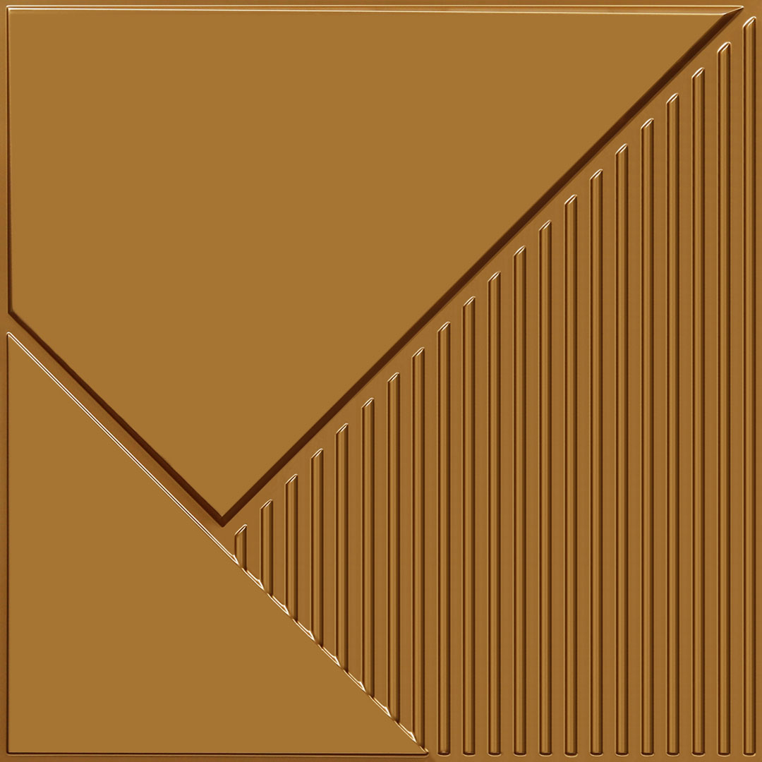 2003-Diagonal Edge-Gold-Peel and Stick