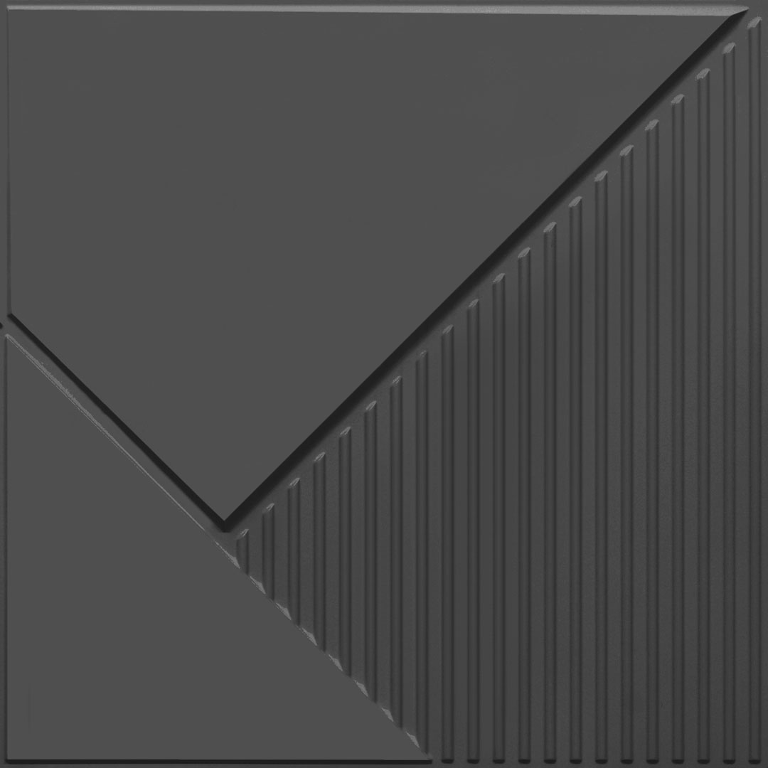 2003-Diagonal Edge-Metallic Grey-Peel and Stick