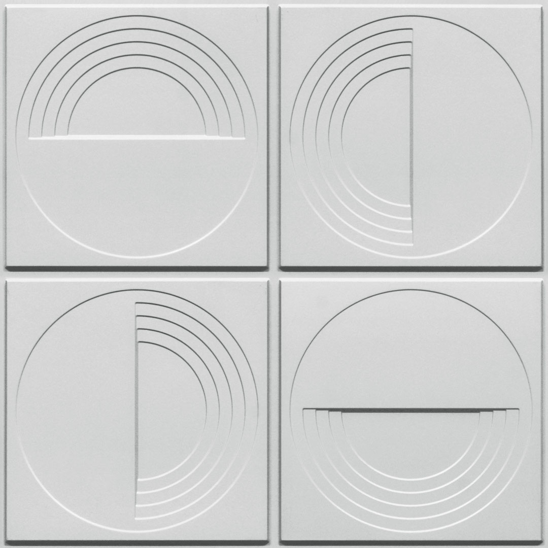 2006-Orbit Layers-White Matt-Peel and Stick