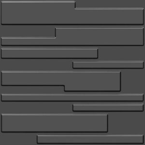 2009-Urban Strips-Metallic Grey-Peel and Stick