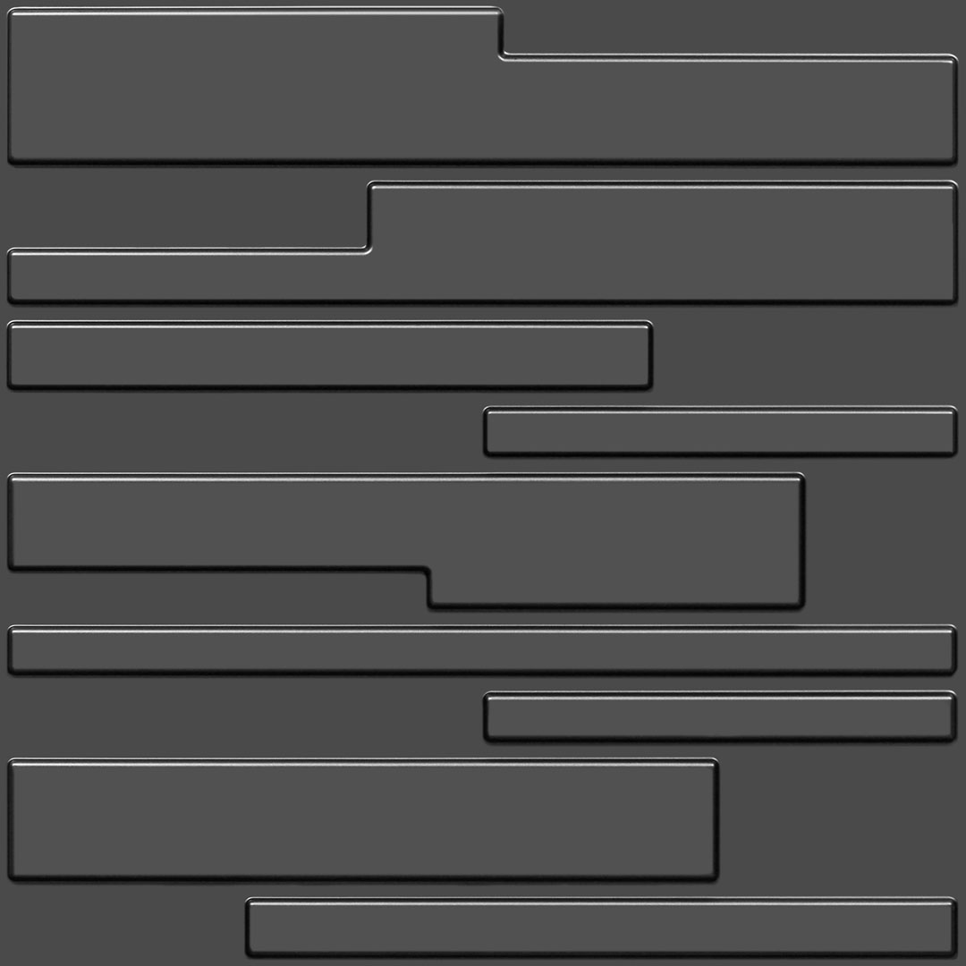 2009-Urban Strips-Metallic Grey-Peel and Stick