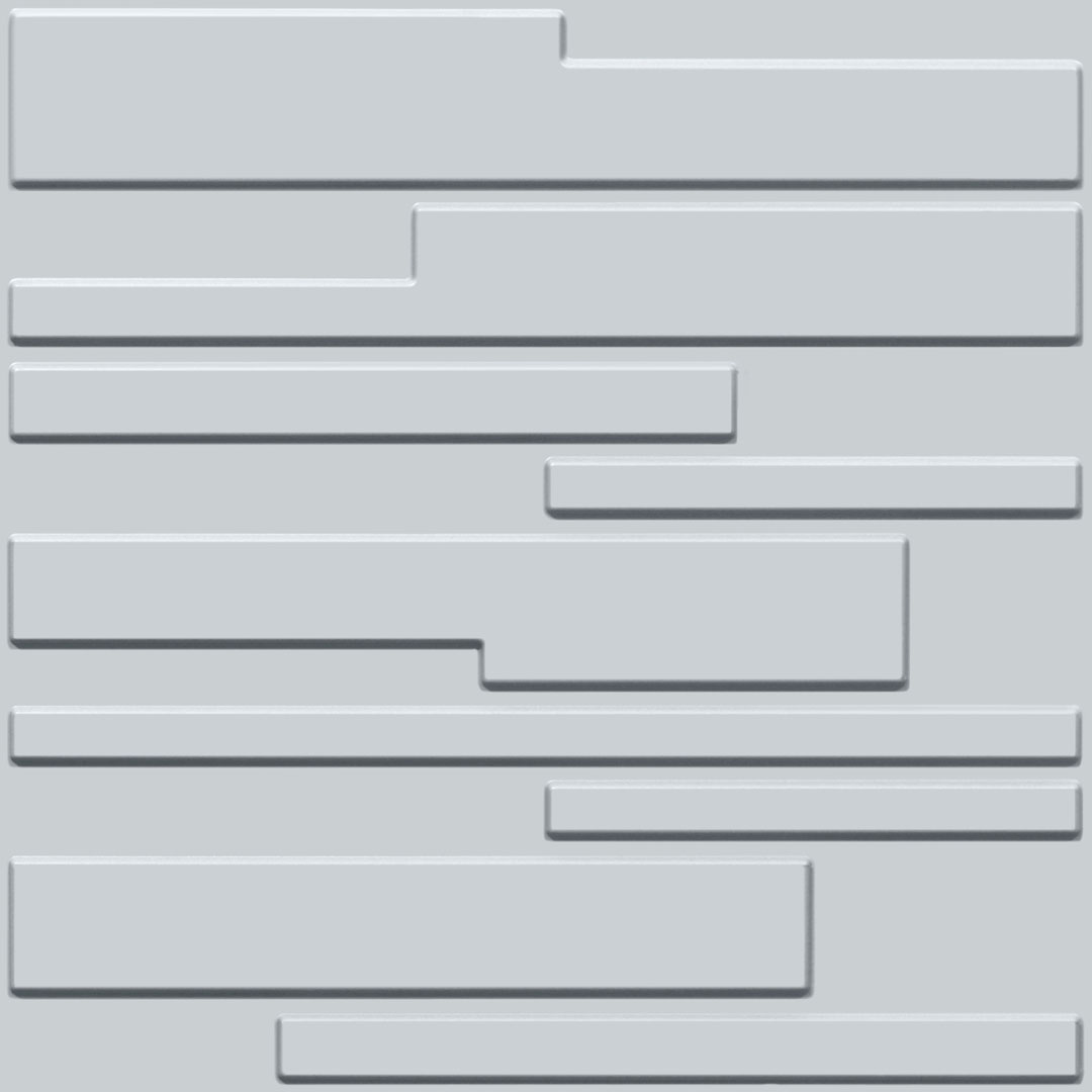 2009-Urban Strips-White Matt-Peel and Stick