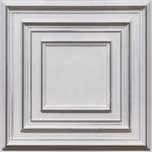 222-Modern Grid-Distressed Silver-Glue Up and Grid Both