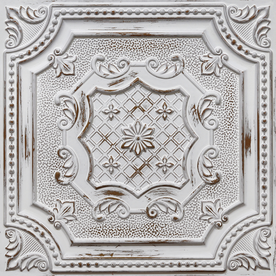 258-Garden Frame-Distressed Brown-Glue Up and Grid Both