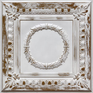 275-Ovale-Distressed Brown-Glue Up and Grid Both