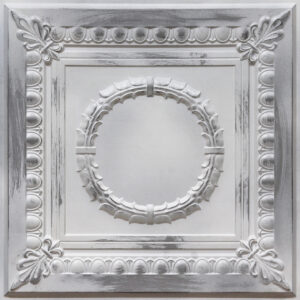 275-Ovale-Distressed Silver-Glue Up and Grid Both