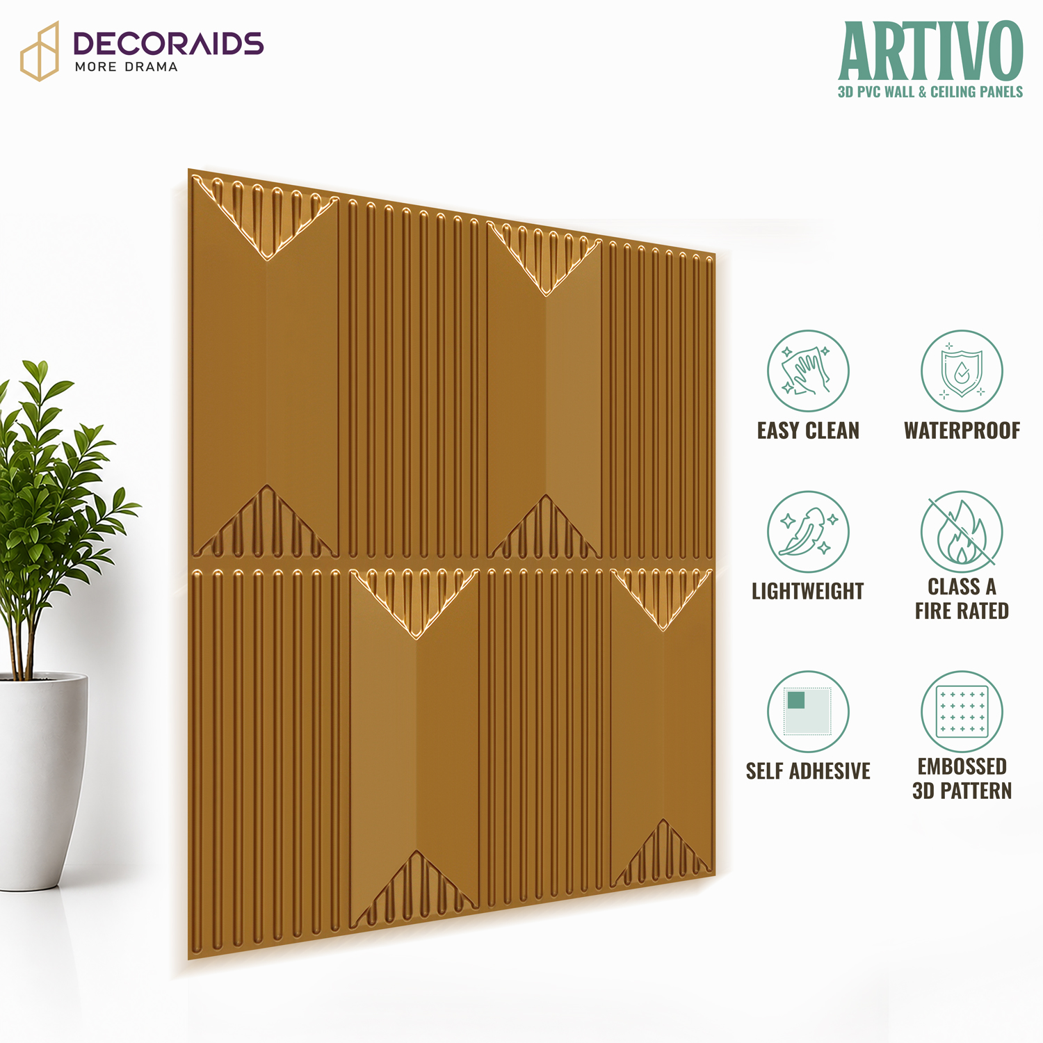 2002-Chevron Crest-Gold-Peel and Stick