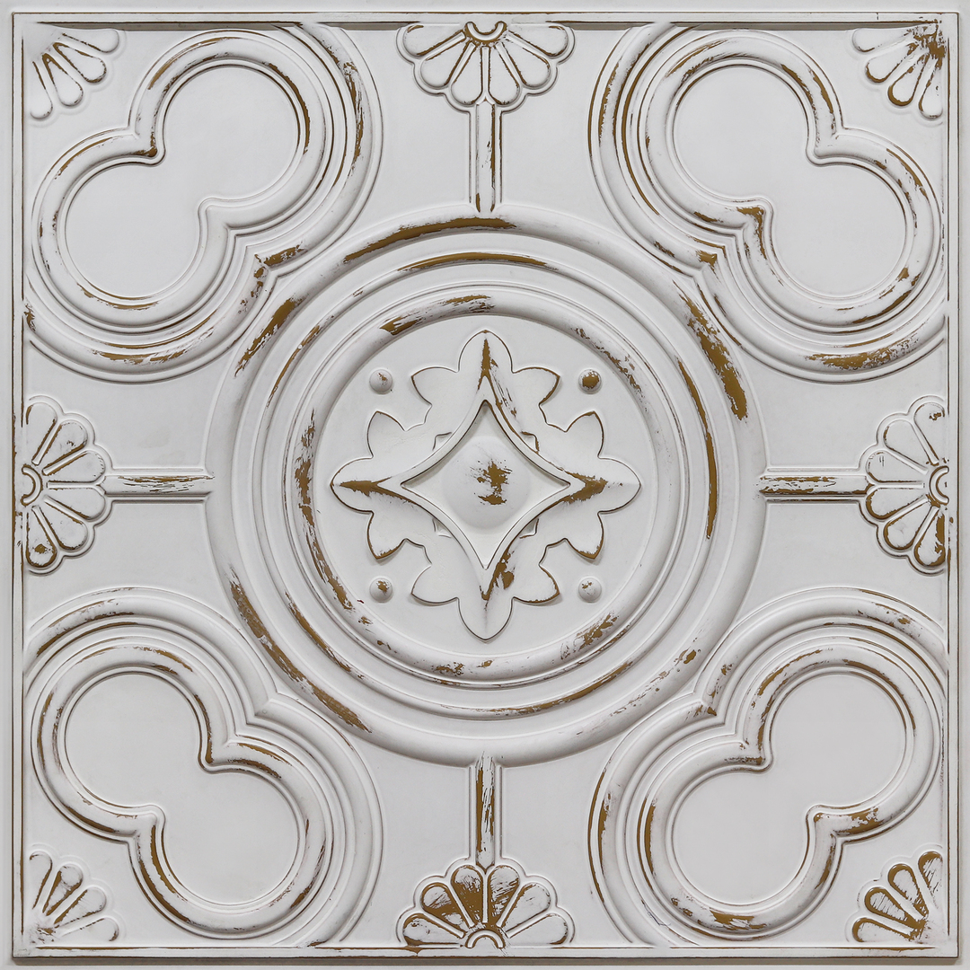 334-Florenza-Distressed Brown-Glue Up Only and Grid Both