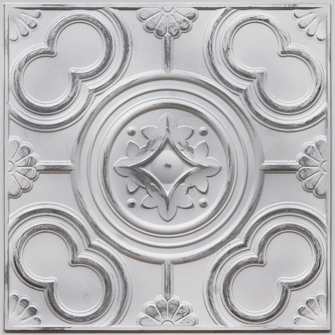 334-Florenza-Distressed Silver-Glue Up Only and Grid Both