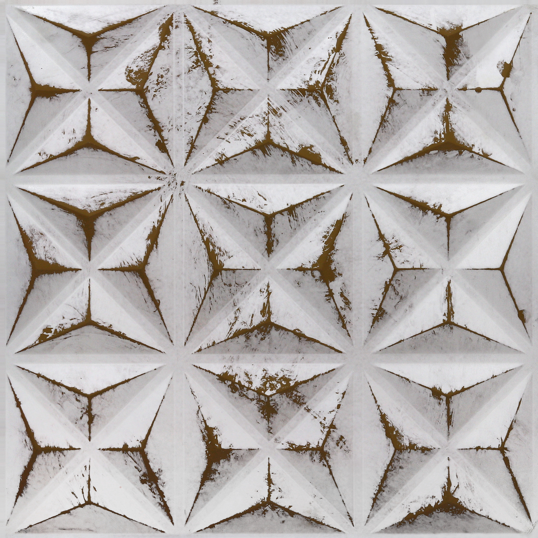 342-Geo Matrix-Distressed Brown-Glue Up Only