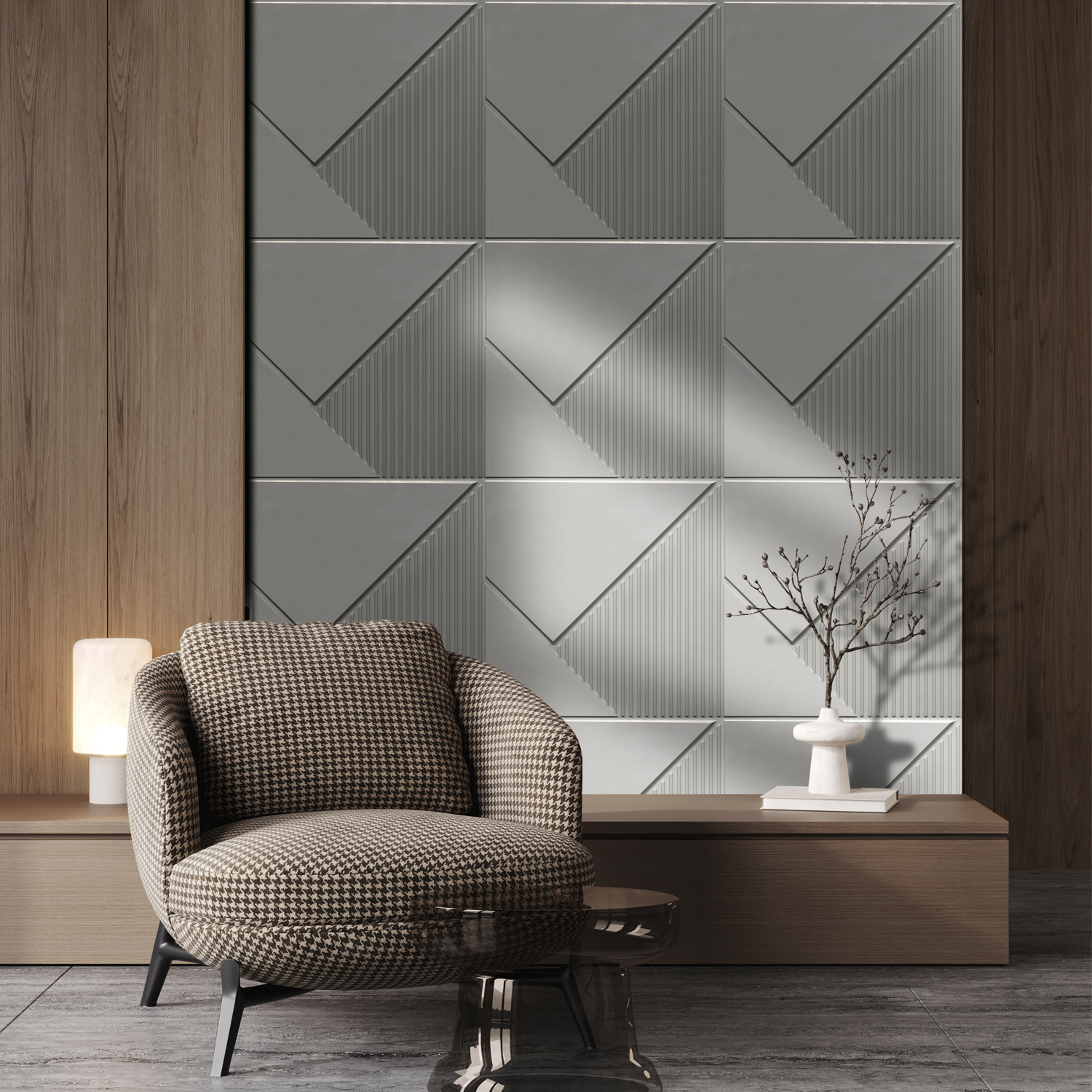 2003-Diagonal Edge-Chelsea Grey-Peel and Stick