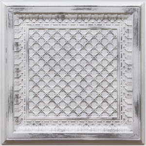 501-Regal Lattice-Distressed Silver-Glue Up Only and Grid Both