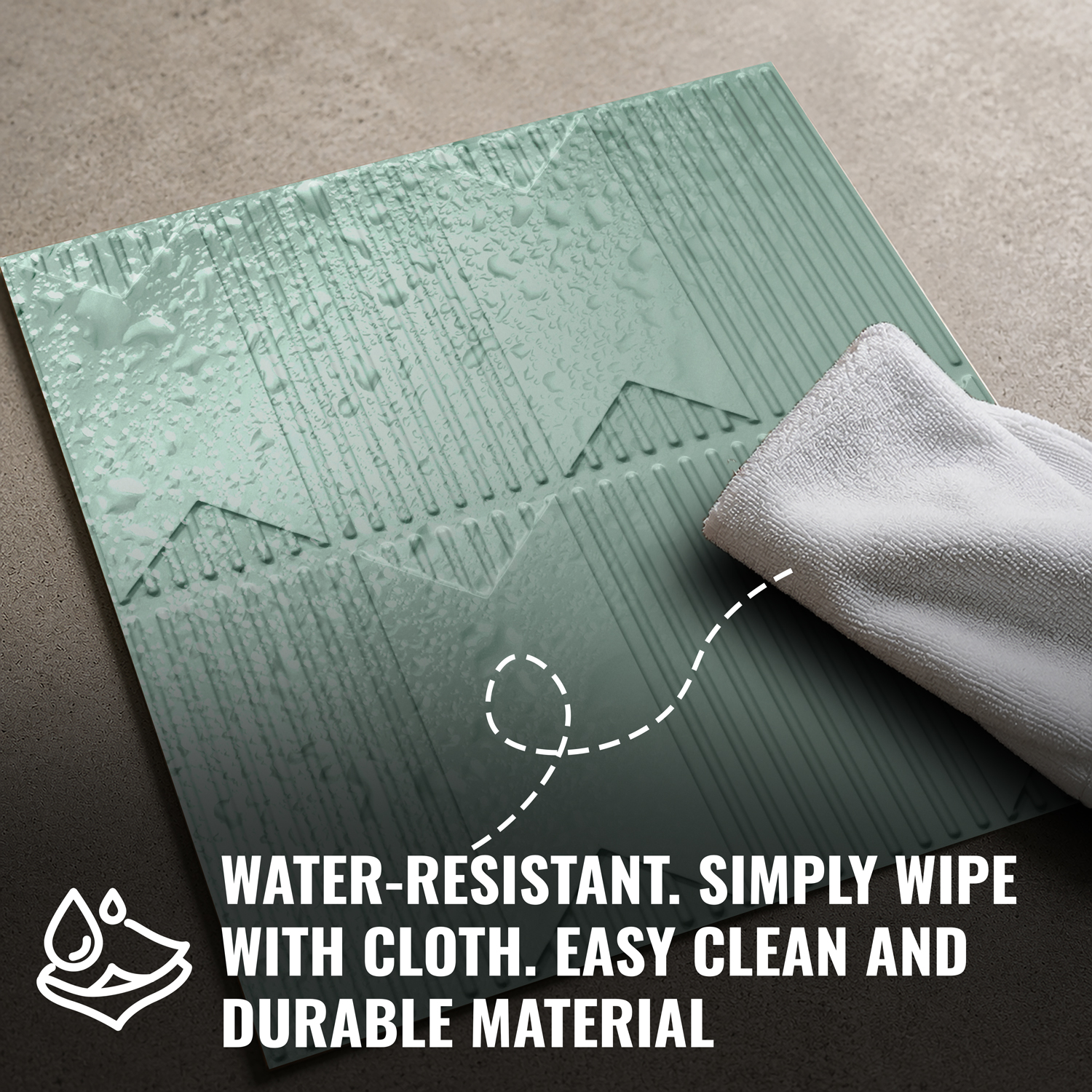 2002-Chevron Crest-Edge Water-Peel and Stick