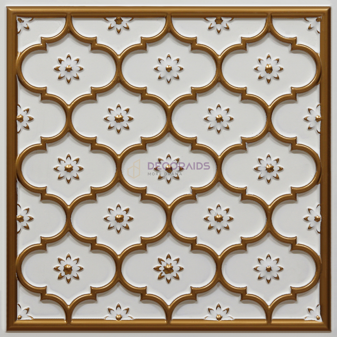 HC03-Rajwadi Shringar-Antique White-Glue Up And Peel and Stick