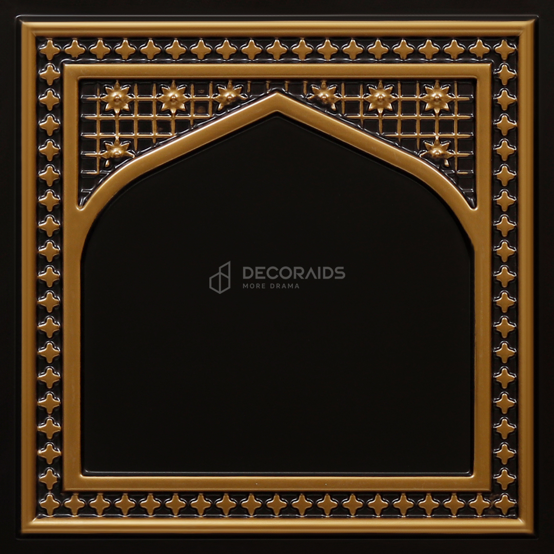 HC02-Rajwadi Shringar-Antique Gold-Glue Up And Peel and Stick