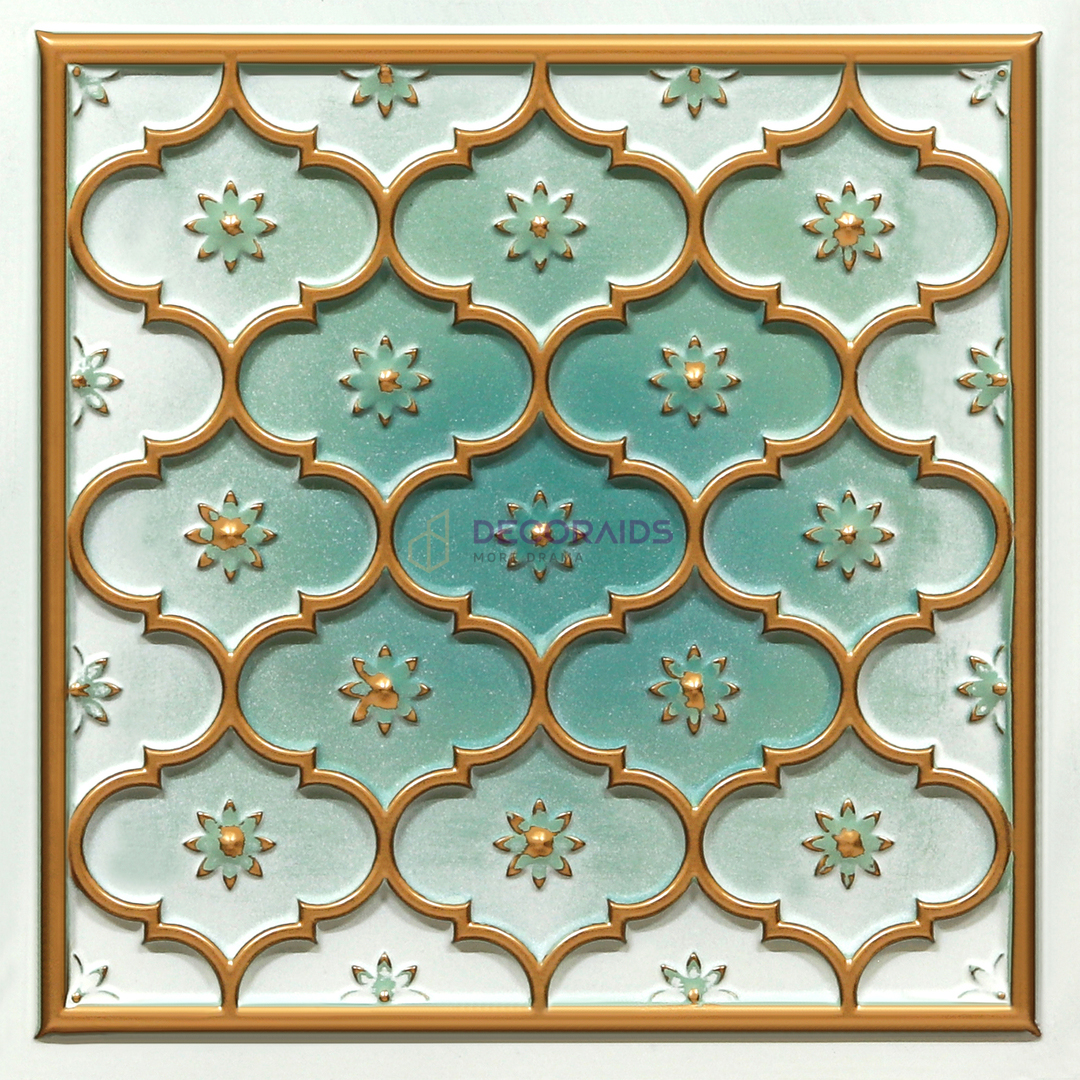 HC03-Rajwadi Shringar-Arabian Green-Glue Up And Peel and Stick