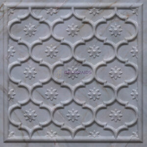 HC03-Rajwadi Shringar-Australian White Marbel-Glue Up And Peel and Stick