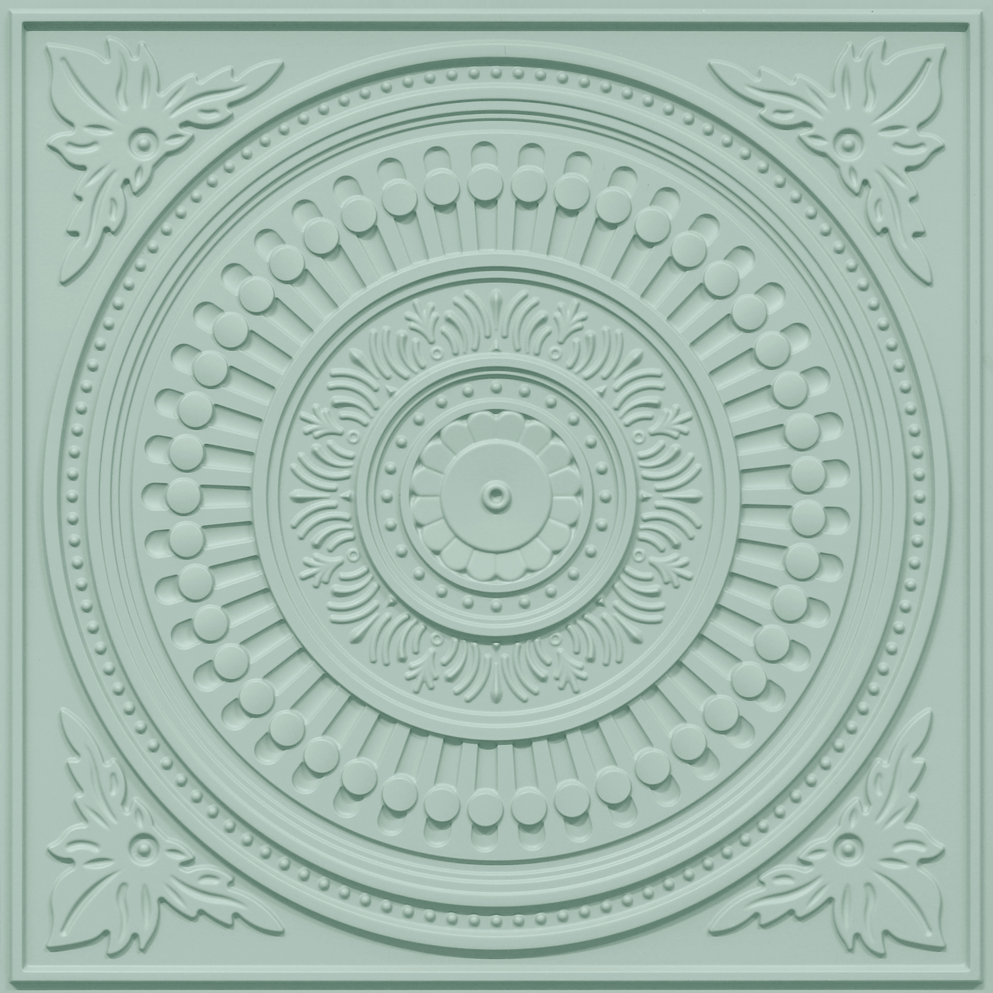 2012-Ornate Circle-Edge Water-Peel and Stick