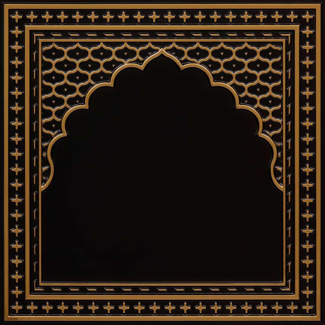 HC01-Rajwadi Shringar-Antique Gold-Glue Up And Peel and Stick