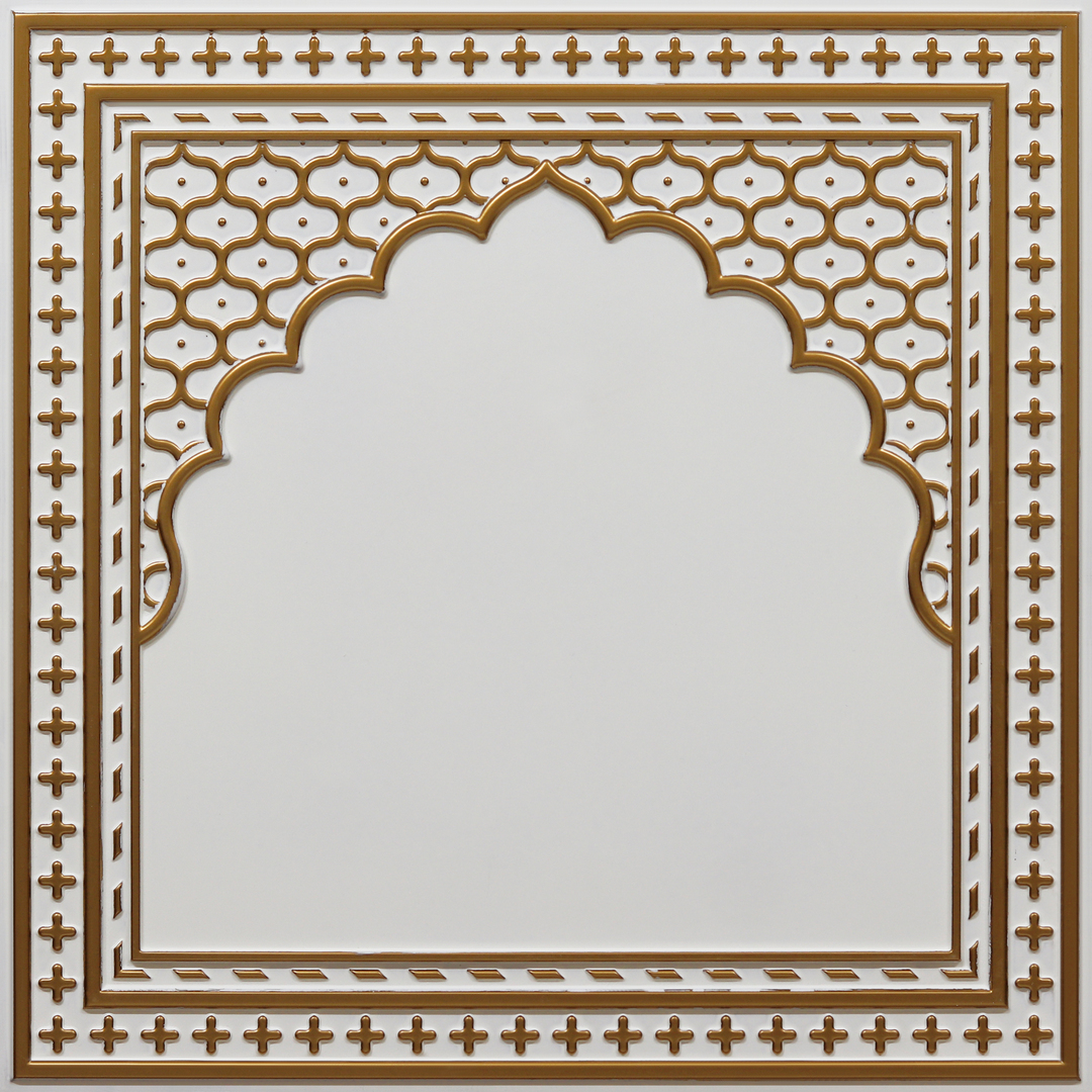 HC01-Rajwadi Shringar-Antique White-Glue Up And Peel and Stick