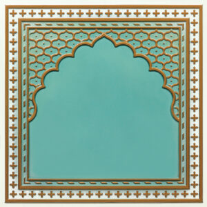 HC01-Rajwadi Shringar-Arabian Green-Glue Up And Peel and Stick