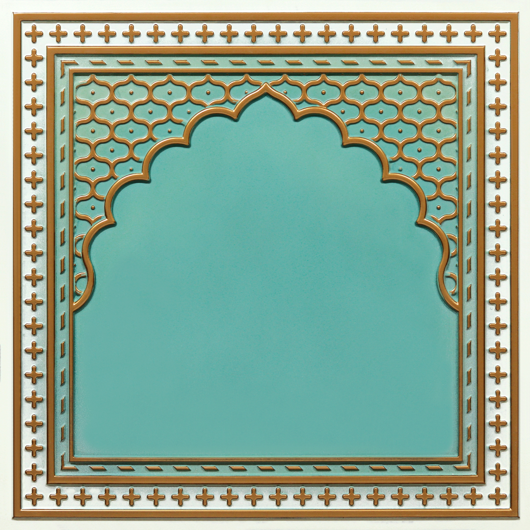 HC01-Rajwadi Shringar-Arabian Green-Glue Up And Peel and Stick