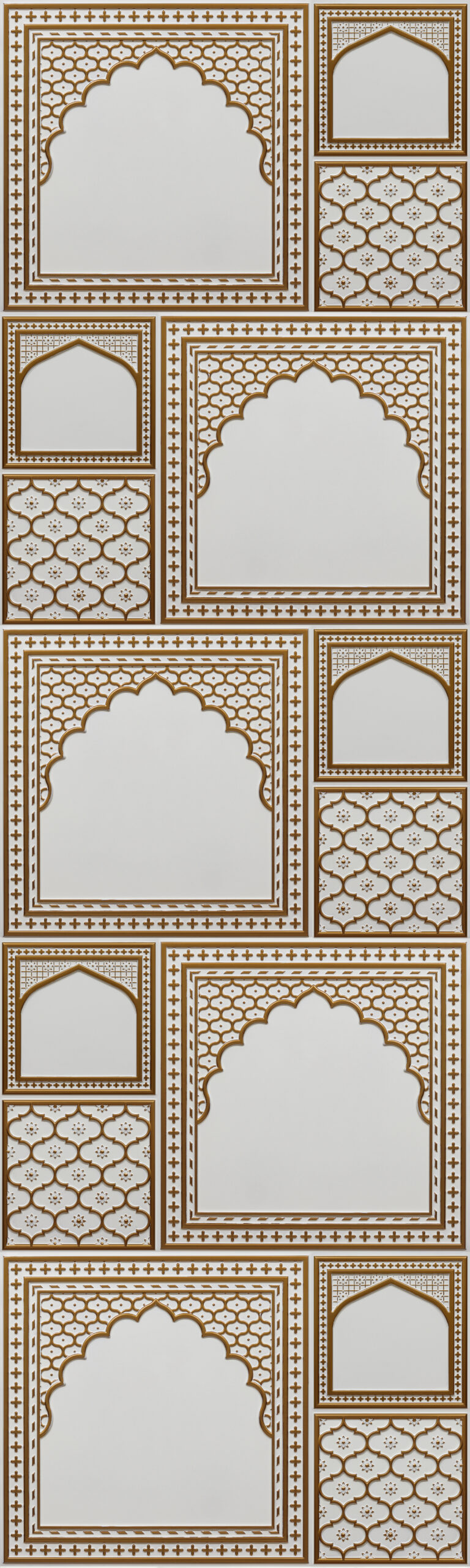 HC01-Rajwadi Shringar-Antique White-Glue Up And Peel and Stick