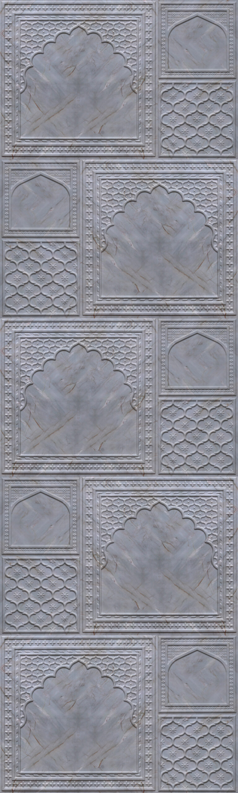 HC03-Rajwadi Shringar-Australian White Marbel-Glue Up And Peel and Stick