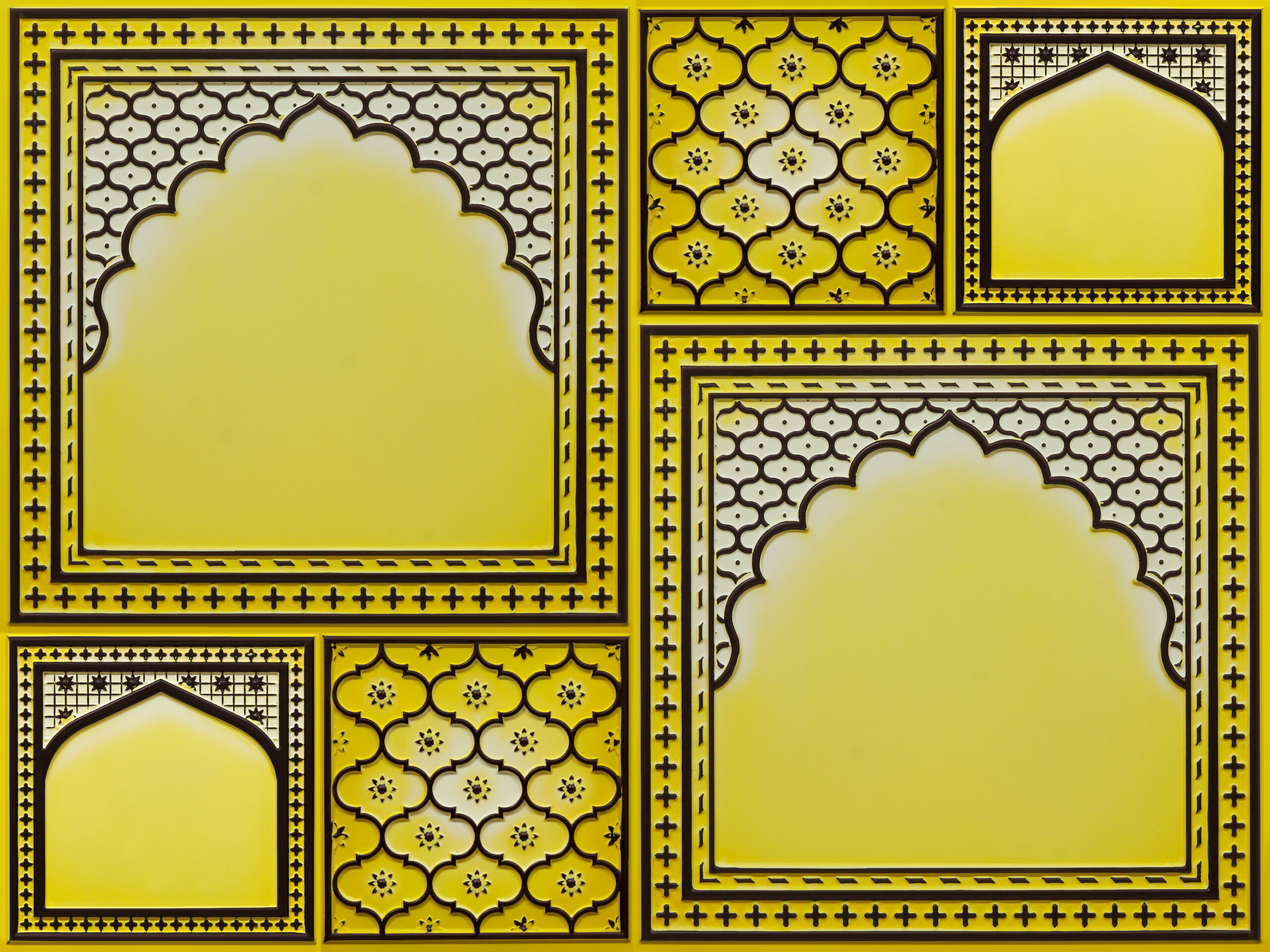 HC02-Rajwadi Shringar-Sunny Brown-Glue Up And Peel and Stick