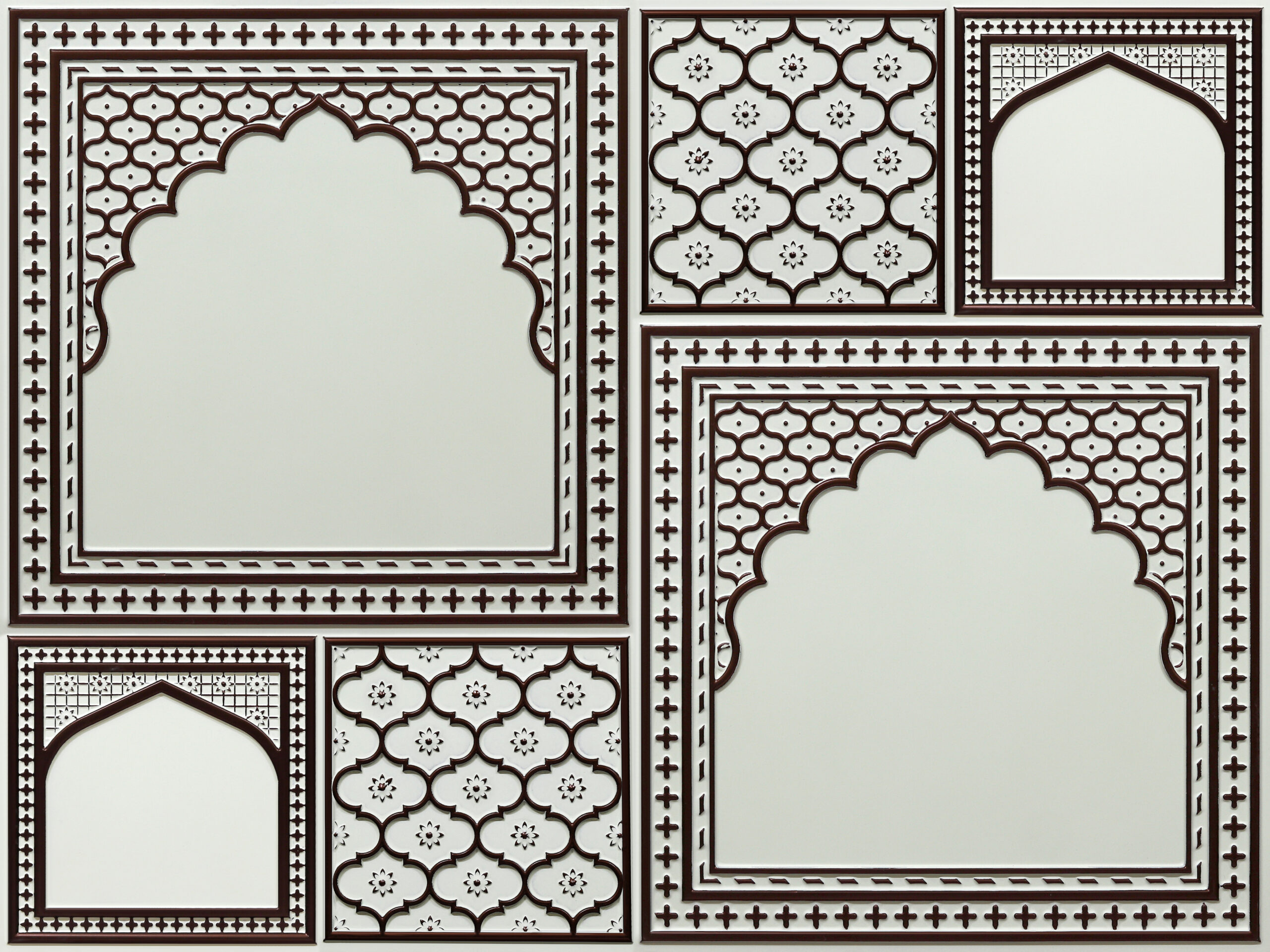 HC03-Rajwadi Shringar-Antique Mocha-Glue Up And Peel and Stick