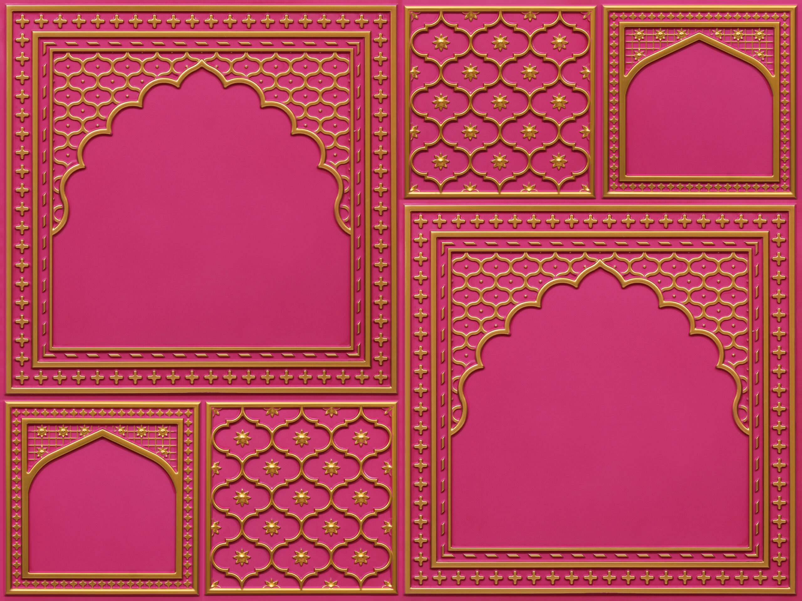 HC03-Rajwadi Shringar-Royal Ruby-Glue Up And Peel and Stick