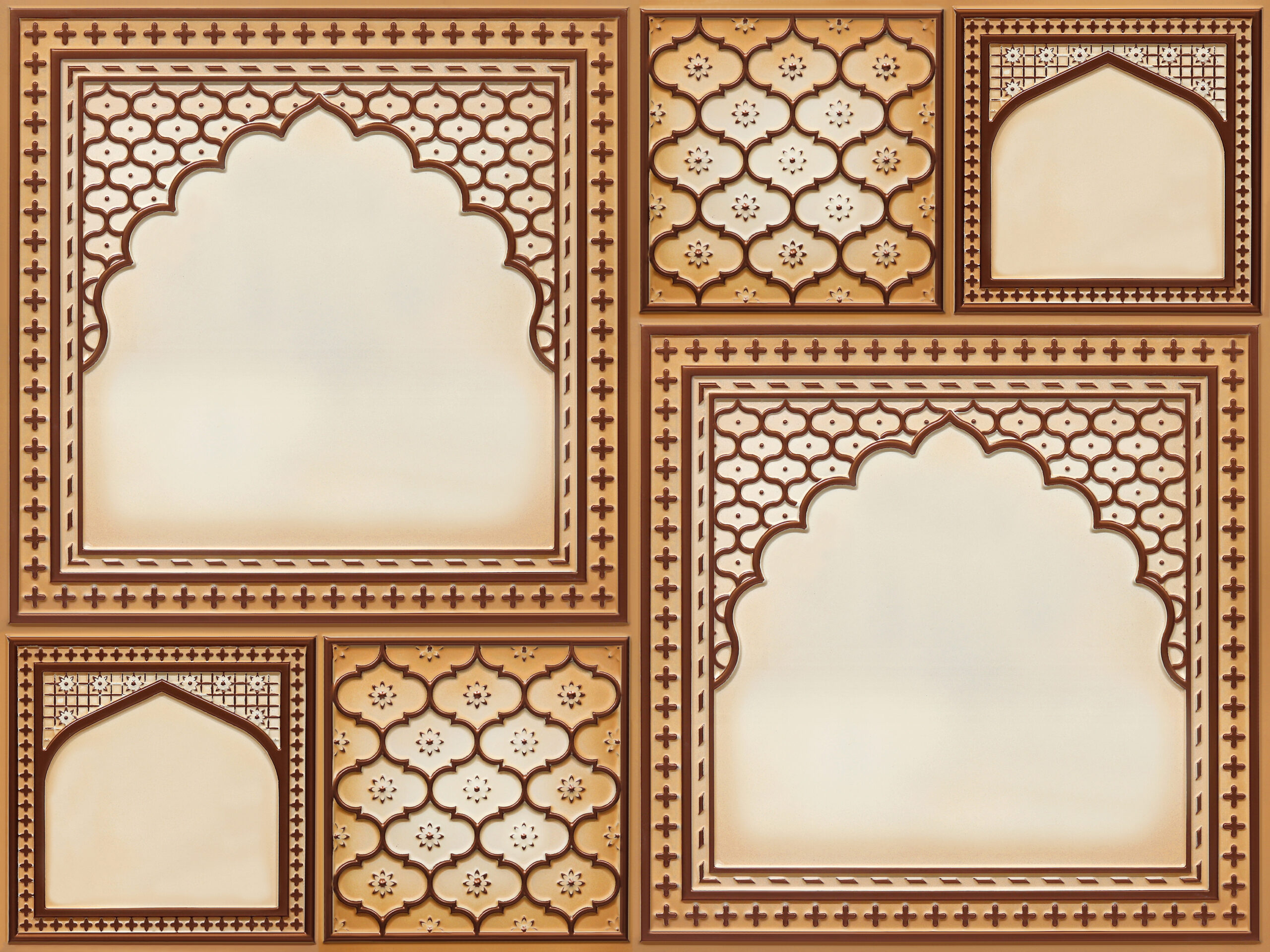 HC01-Rajwadi Shringar-Sand Stone-Glue Up And Peel and Stick