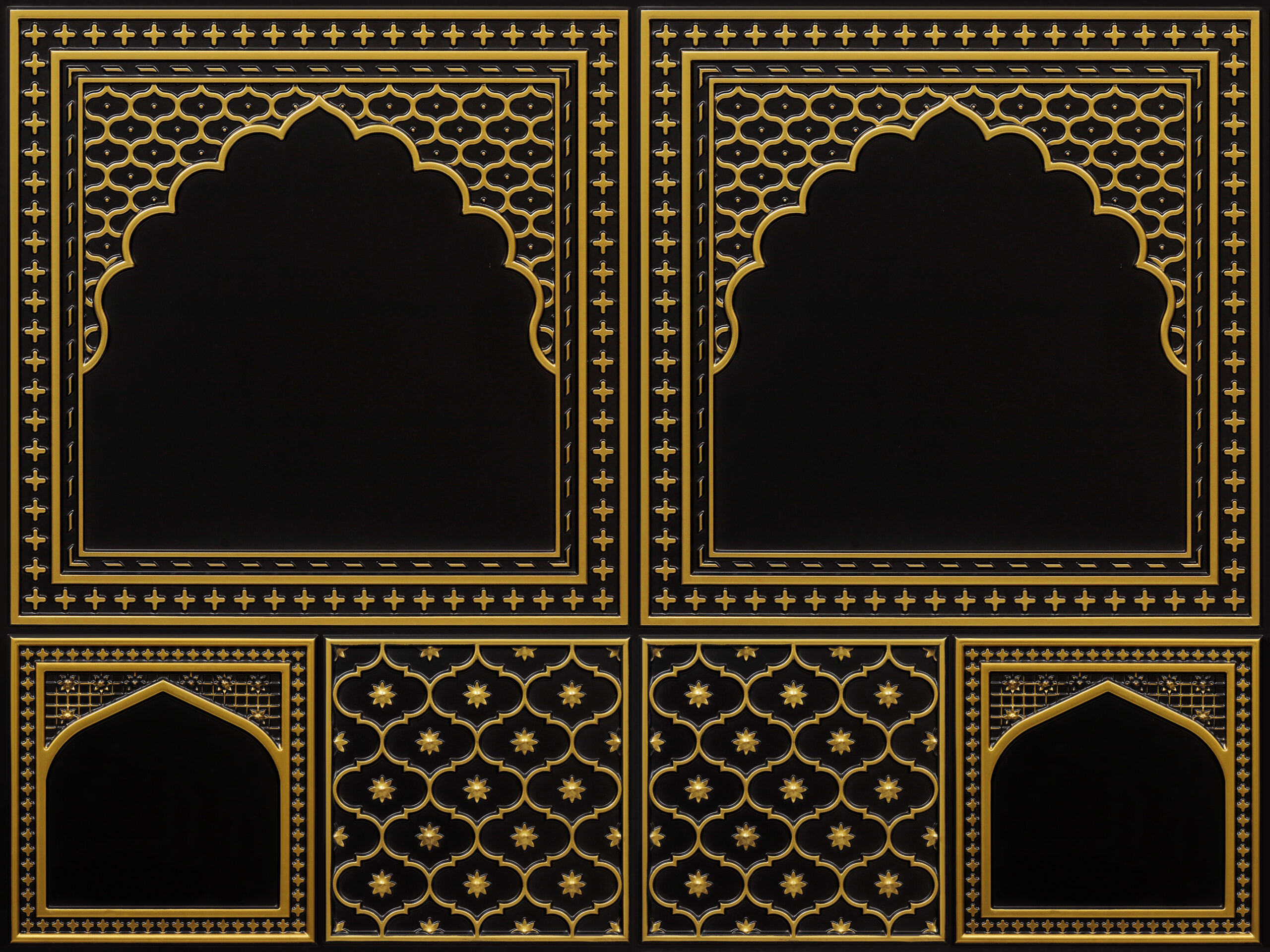 HC03-Rajwadi Shringar-Antique Brass-Glue Up And Peel and Stick