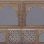 HC01-Rajwadi Shringar-Royal Grey-Glue Up And Peel and Stick