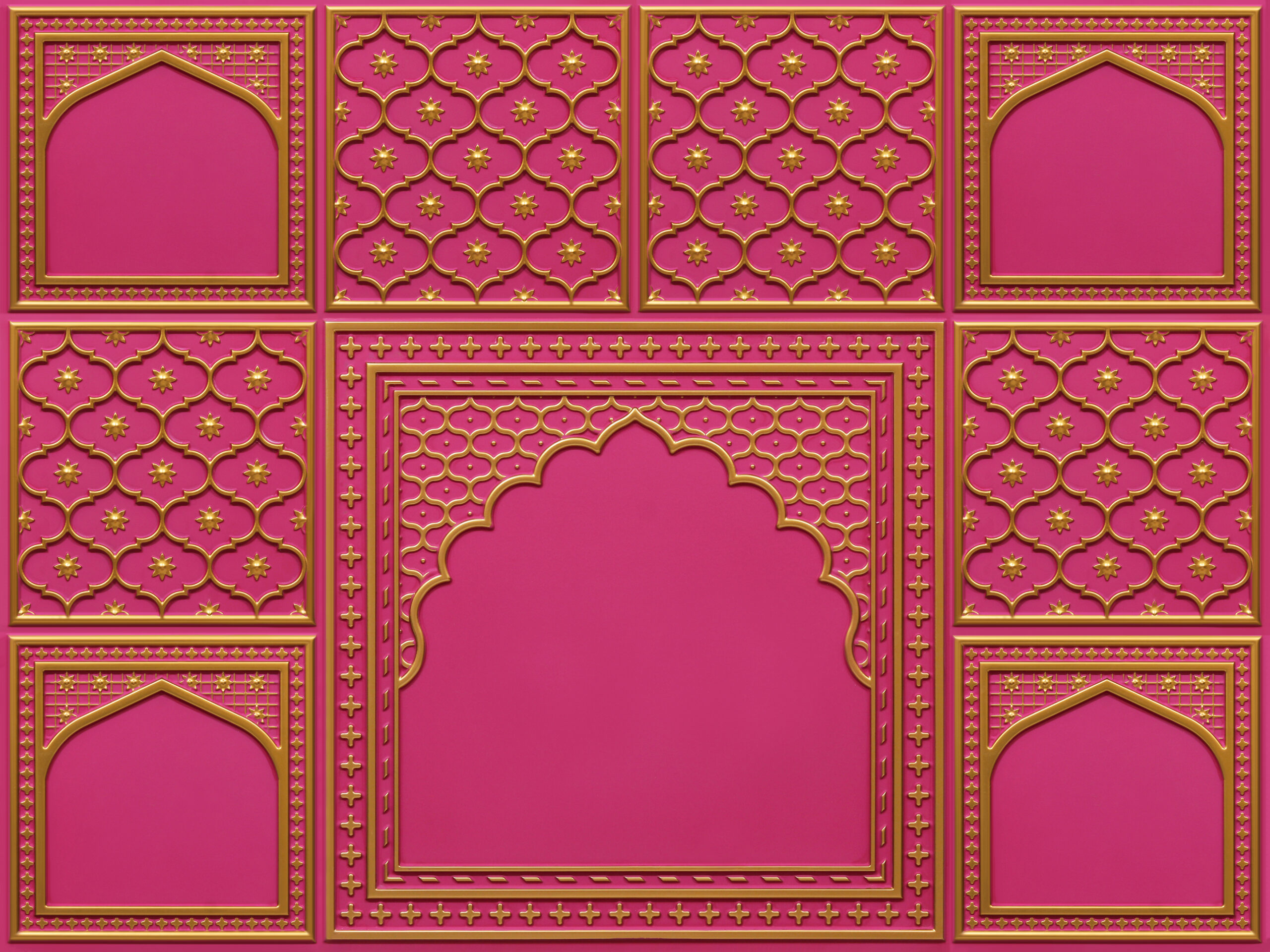 HC03-Rajwadi Shringar-Royal Ruby-Glue Up And Peel and Stick