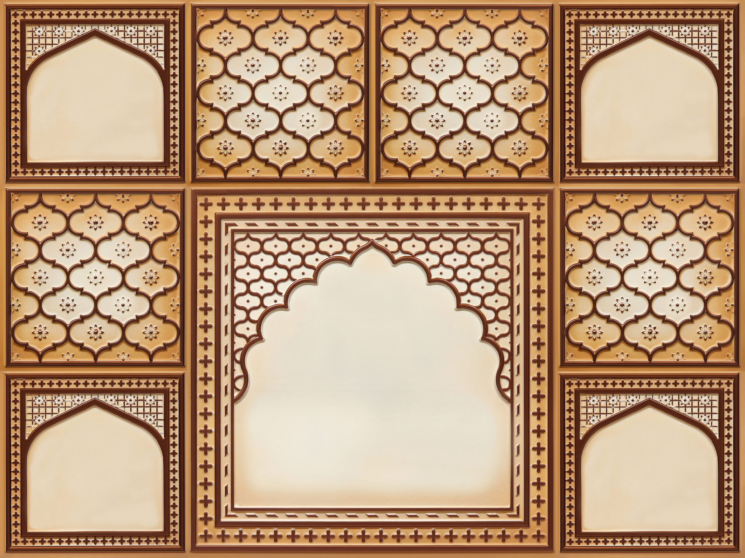 HC01-Rajwadi Shringar-Sand Stone-Glue Up And Peel and Stick