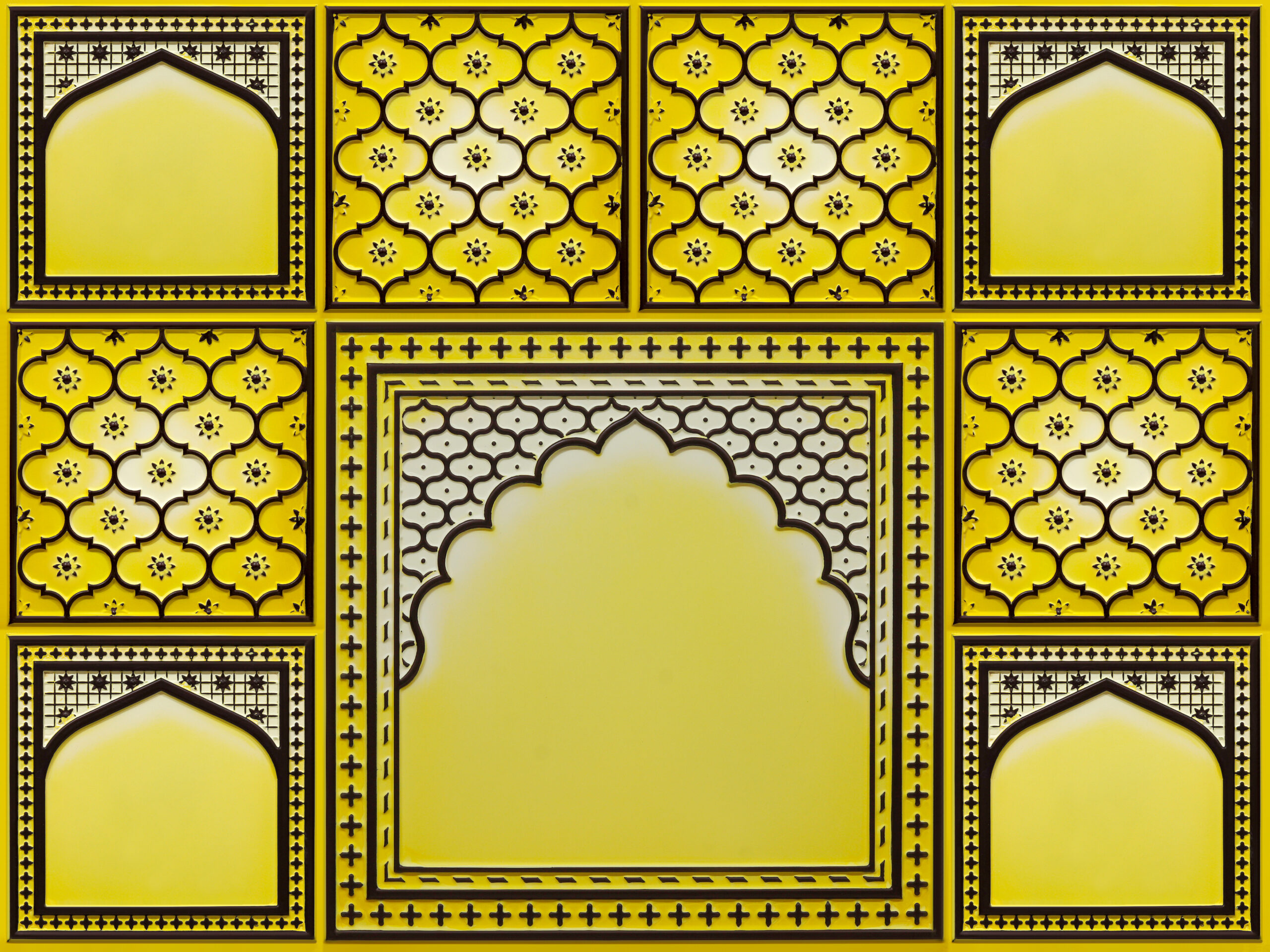 HC02-Rajwadi Shringar-Sunny Brown-Glue Up And Peel and Stick